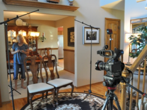 Setting up for a Personal Documentary Interview Visual Legacy Productions / tellmystory.us