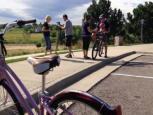 Behind the Scenes of a family bike ride for an Action Story Visual Legacy Productions / tellmystory.us
