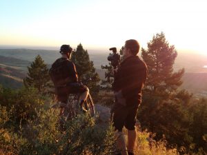 Mountain Biker's Sunrise View Action Story Visual Legacy Productions / tellmystory.us